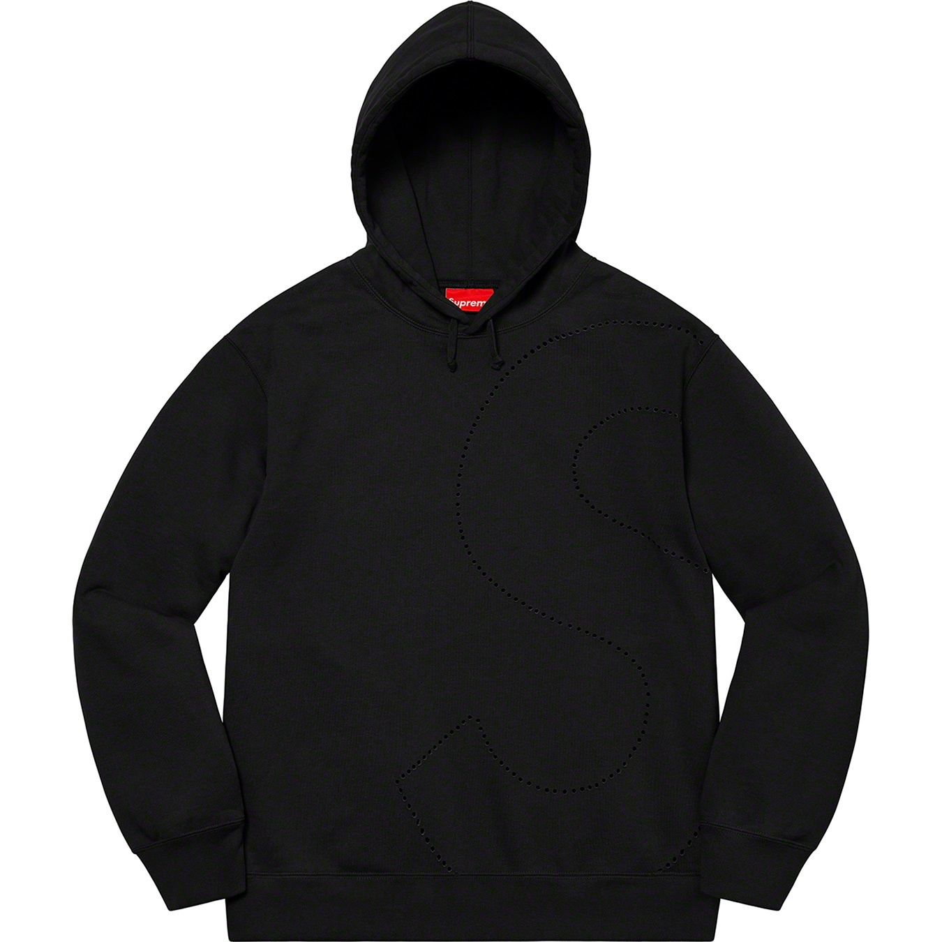 Laser Cut S Logo Hooded Sweatshirt view 5